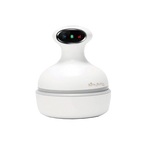 Armona scalp and body massager, white and gray, front view
