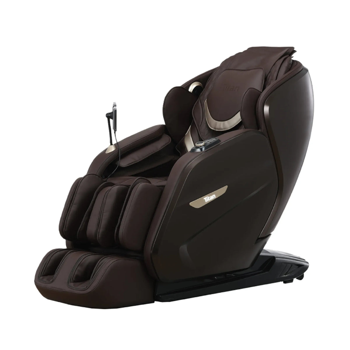 Titan Pro 3D Liberty massage chair in brown
