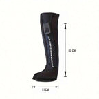 Single leg wrap with measurements: 82 cm (about 32 in) tall and 11 cm (about 4 in) across the foot