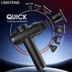 Hot and cold massage gun battery and charging details