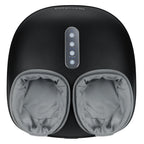 Top view of the Medcursor foot massager showing both soft gray foot sleeves