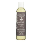 Soothing Touch Nut Free Lite unscented bath, body and massage oil, 8 oz bottle