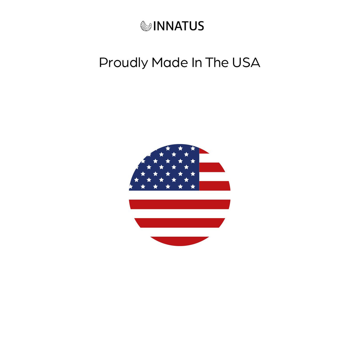Innatus logo with an American flag, proudly made in the USA