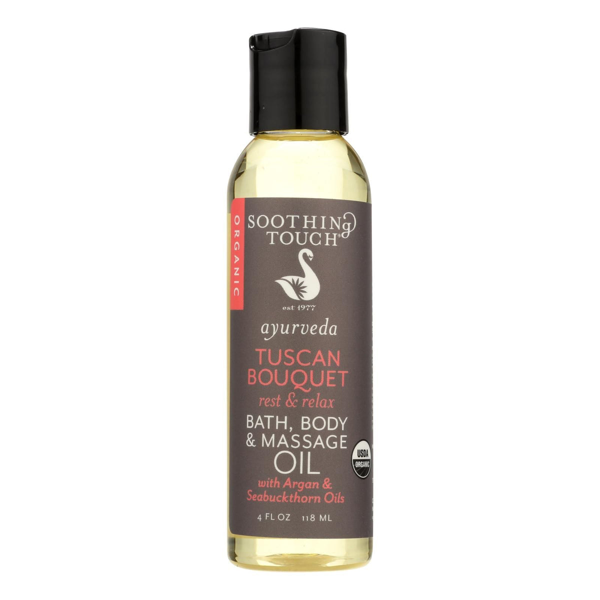 Soothing Touch Tuscan Bouquet bath, body and massage oil, 4 oz bottle